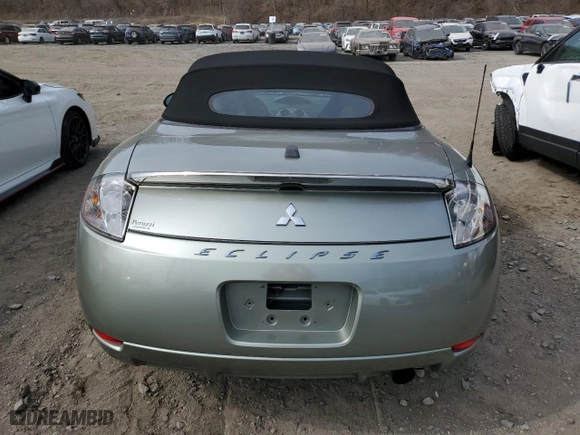 2008 Mitsubishi Eclipse GS with VIN 4A3AL25F38E003345, listed as a Copart auction lot 49147745 with 23,807 mi miles and Salvage Title. Bid and sale history available at carsss.com. Image 6.
