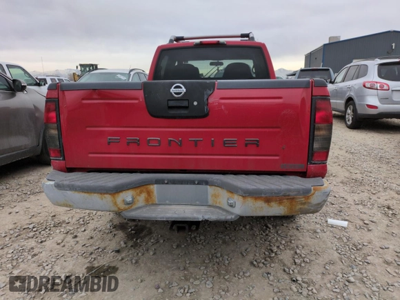 2004 Nissan Frontier SC with VIN 1N6MD29YX4C403429, listed as a Copart auction lot 43655135 with 105,282 mi miles and Salvage title. Bid and sale history available at DreamBid. Image 6.