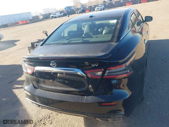 2021 Nissan Maxima SV with VIN 1N4AA6CV0MC512167, listed as a IAAI auction lot 41692145 with 63,680 mi miles. Bid and sale history available at carsss.com. Image 16.