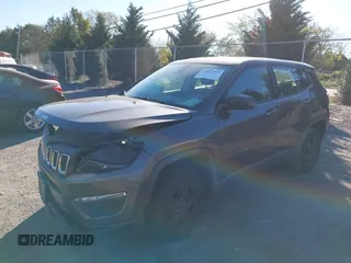 2018 Jeep Compass Sport with VIN 3C4NJDAB7JT481279, listed as a IAAI auction lot 40633532 with 87,675 mi miles and . Bid and sale history available at DreamBid. Image 17.