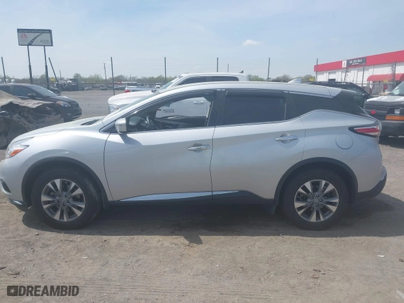 2016 Nissan Murano S with VIN 5N1AZ2MGXGN150011, listed as a IAAI auction lot 41887571 with 56,125 mi miles. Bid and sale history available at carsss.com. Image 14.