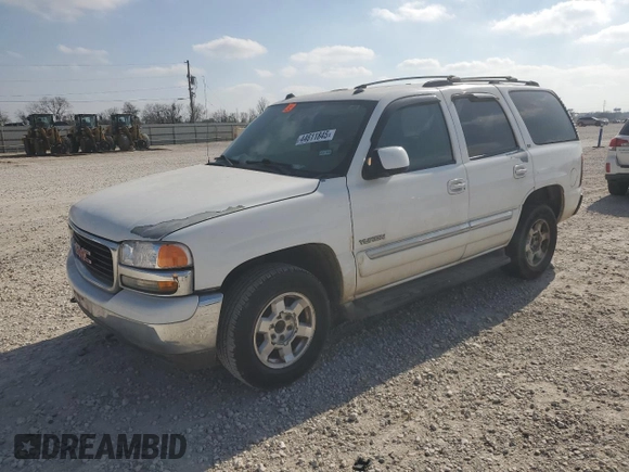 2005 GMC Yukon SLT z VIN 1GKEC13T05J143724, wystawiony jako Copart lot #44611845 z przebiegiem 197 183 mil mil oraz Szkoda całkowita • Salvage title. Historia ofert i sprzedaży dostępna na DreamBid. Obrazek 1.