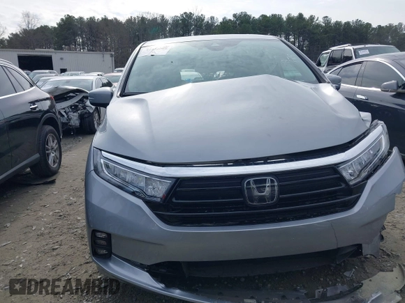 2022 Honda Odyssey EX-L with VIN 5FNRL6H72NB059451, listed as a IAAI auction lot 41454609 with 47,830 mi miles and . Bid and sale history available at DreamBid. Image 11.