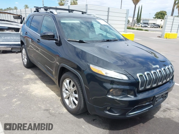 2014 Jeep Cherokee Limited z VIN 1C4PJLDB9EW162416, wystawiony jako IAAI lot #42779797 z przebiegiem 158 581 mil mil oraz . Historia ofert i sprzedaży dostępna na DreamBid. Obrazek 1.
