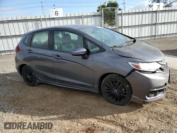 2018 Honda Fit Sport with VIN 3HGGK5G69JM705041, listed as a Copart auction lot 71879954 with 87,783 mi miles and Salvage Title. Bid and sale history available at DreamBid. Image 4.