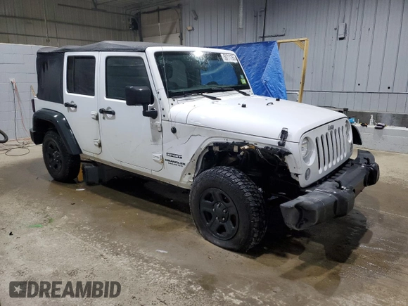 2015 Jeep Wrangler Unlimited Sport with VIN 1C4BJWDG0FL737965, listed as a Copart auction lot 56711765 with 149,528 mi miles and Salvage title. Bid and sale history available at DreamBid. Image 4.