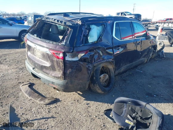 2019 Chevrolet Traverse LT Leather with VIN 1GNERHKWXKJ140685, listed as a IAAI auction lot 41235163 with 122,875 mi miles. Bid and sale history available at carsss.com. Image 4.