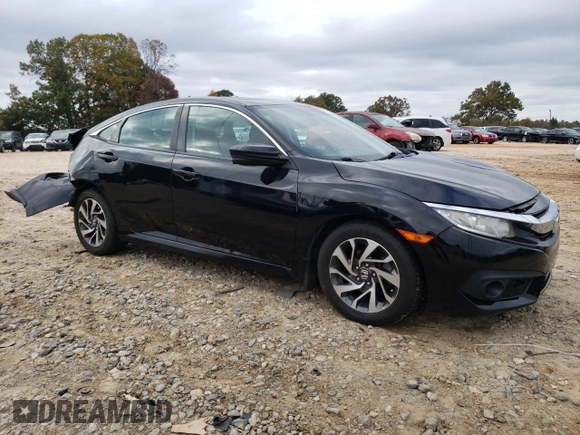 2016 Honda Civic Sedan EX with VIN 2HGFC2F8XGH509062, listed as a Copart auction lot 78390574 with 153,205 mi miles and Salvage Title. Bid and sale history available at carsss.com. Image 4.