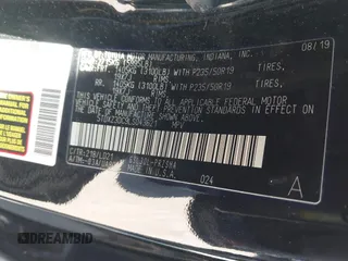 2020 Toyota Sienna SE with VIN 5TDXZ3DC9LS043621, listed as a IAAI auction lot 42670891 with 56,734 mi miles and . Bid and sale history available at DreamBid. Image 9.
