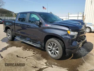 2023 Chevrolet Silverado 1500 RST with VIN 1GCUDEE8XPZ126146, listed as a Copart auction lot 46550535 with 46,492 mi miles and Salvage Title. Bid and sale history available at DreamBid. Image 4.