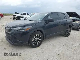 2023 Toyota Corolla Cross Hybrid S z VIN 7MUFBABG1PV008173, wystawiony jako Copart lot #53886685 z przebiegiem 28 244 mil mil oraz Szkoda całkowita • Salvage title. Historia ofert i sprzedaży dostępna na DreamBid. Obrazek 1.