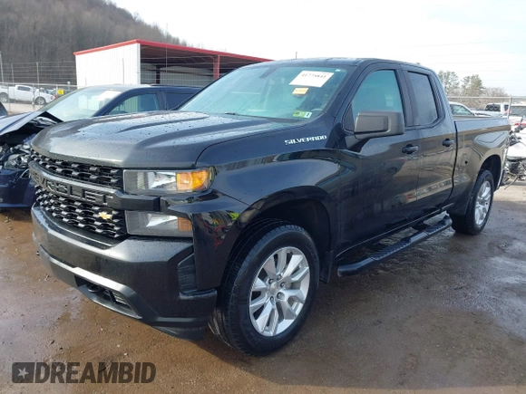 2019 Chevrolet Silverado 1500 Custom with VIN 1GCRYBEH0KZ410922, listed as a IAAI auction lot 41775841 with 101,043 mi miles and . Bid and sale history available at DreamBid. Image 2.