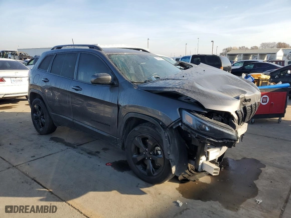 2021 Jeep Cherokee Altitude with VIN 1C4PJMLB3MD142258, listed as a Copart auction lot 84544974 with 0 mi miles and Salvage Title. Bid and sale history available at carsss.com. Image 4.