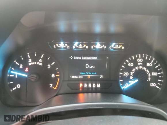 2020 Ford F-150 XL with VIN 1FTEW1CP3LKE39043, listed as a Copart auction lot 44728905 with 146,597 mi miles and Salvage Title. Bid and sale history available at carsss.com. Image 9.