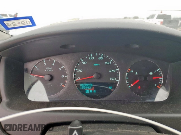 2012 Chevrolet Impala LT Fleet with VIN 2G1WG5E32C1159755, listed as a Copart auction lot 45648655 with 152,442 mi miles and Salvage Title. Bid and sale history available at DreamBid. Image 9.