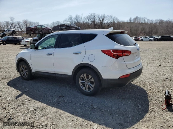 2014 Hyundai Santa Fe Sport with VIN 5XYZTDLB1EG144032, listed as a Copart auction lot 51774255 with 121,855 mi miles and Clean Title. Bid and sale history available at carsss.com. Image 2.