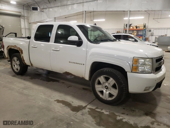 2008 Chevrolet Silverado 1500 LTZ with VIN 3GCEK13368G283510, listed as a Copart auction lot 52149885 with 169,221 mi miles and Salvage Title. Bid and sale history available at carsss.com. Image 4.