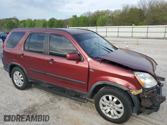 2005 Honda CR-V EX with VIN JHLRD78815C041860, listed as a Copart auction lot 50580085 with 227,099 mi miles and Salvage Title. Bid and sale history available at DreamBid. Image 4.