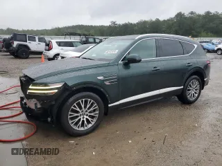 2022 Genesis GV80 with VIN KMUHB4SB3NU079373, listed as a Copart auction lot 66162934 with 30,502 mi miles and Salvage Title. Bid and sale history available at DreamBid. Image 1.
