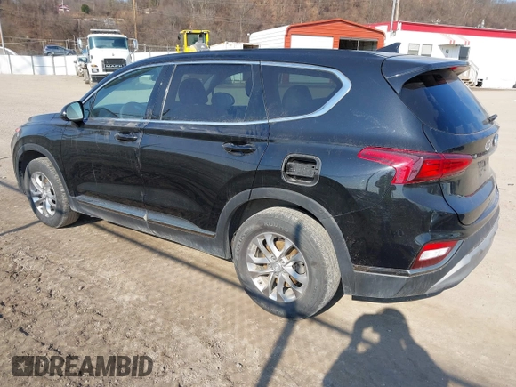 2019 Hyundai Santa Fe SEL with VIN 5NMS3CAD0KH058762, listed as a IAAI auction lot 41775703 with 49,755 mi miles. Bid and sale history available at carsss.com. Image 3.
