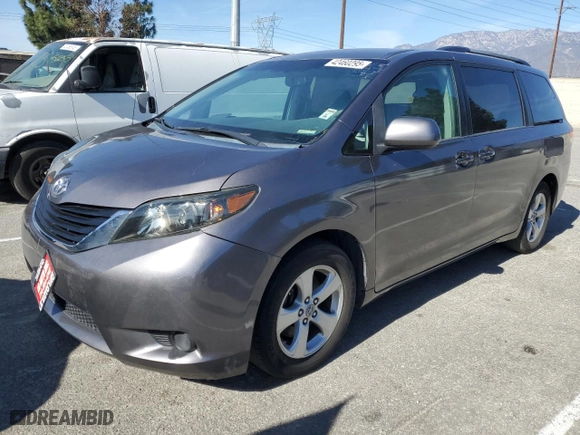 2011 Toyota Sienna LE AAS with VIN 5TDKK3DC9BS076390, listed as a Copart auction lot 42460295 with 255,552 mi miles and Clean Title. Bid and sale history available at carsss.com. Image 1.