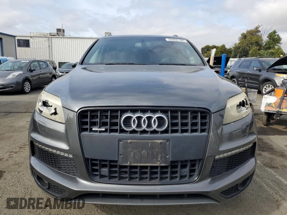 2014 Audi Q7 3.0T S line Prestige with VIN WA1DGAFE7ED010492, listed as a Copart auction lot 53492105 with 144,974 mi miles and Salvage Title. Bid and sale history available at carsss.com. Image 5.