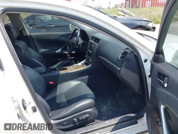 2011 Lexus IS 250 with VIN JTHCF5C26B2035296, listed as a IAAI auction lot 42469561 with 180,609 mi miles and . Bid and sale history available at DreamBid. Image 5.