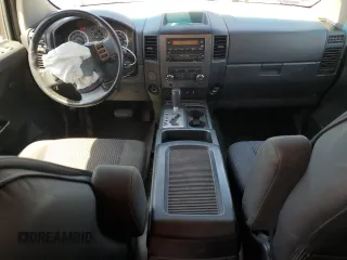 2012 Nissan Titan SV with VIN 1N6AA0ED3CN331091, listed as a Copart auction lot 57805625 with 106,693 mi miles and Salvage title. Bid and sale history available at DreamBid. Image 8.