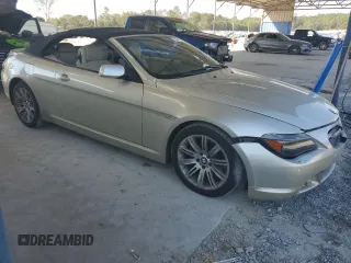 2006 BMW 6 Series 650Ci with VIN WBAEK13466CN75437, listed as a Copart auction lot 73545754 with 75,932 mi miles and Salvage Title. Bid and sale history available at carsss.com. Image 4.