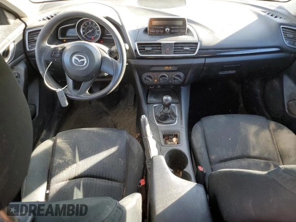 2015 Mazda 3 i SV with VIN JM1BM1T70F1228921, listed as a Copart auction lot 80204274 with 165,845 mi miles and Salvage Title. Bid and sale history available at DreamBid. Image 8.