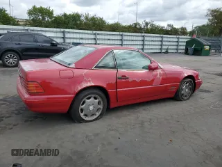 1998 Mercedes-Benz SL-Class with VIN WDBFA67F5WF155233, listed as a Copart auction lot 53026435 with 108,084 mi miles and Clean Title. Bid and sale history available at carsss.com. Image 3.