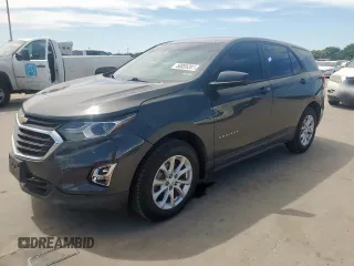 2020 Chevrolet Equinox LS z VIN 2GNAXHEV1L6165920, wystawiony jako Copart lot #58055285 z przebiegiem 51 599 mil mil oraz Szkoda całkowita • Salvage title. Historia ofert i sprzedaży dostępna na DreamBid. Obrazek 1.