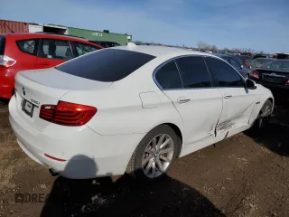 2014 BMW 5 Series 535i xDrive with VIN WBA5B3C57ED536661, listed as a Copart auction lot 48245365 with 117,070 mi miles and Salvage Title. Bid and sale history available at carsss.com. Image 3.