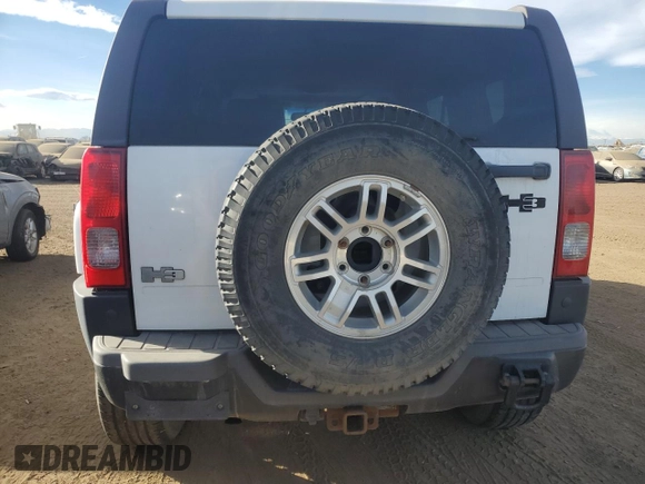 2007 Hummer H3 SUV with VIN 5GTDN13E178173112, listed as a Copart auction lot 84537754 with 182,252 mi miles and Clean Title. Bid and sale history available at carsss.com. Image 6.