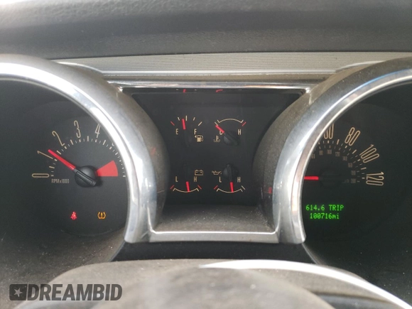 2009 Ford Mustang with VIN 1ZVHT84N895126487, listed as a Copart auction lot 48793215 with 100,716 mi miles and Clean title. Bid and sale history available at DreamBid. Image 9.