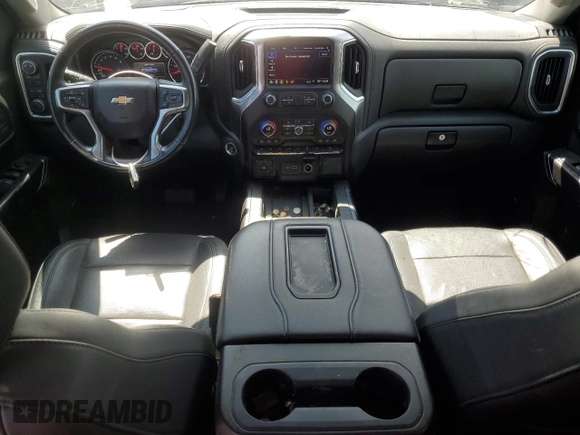 2019 Chevrolet Silverado 1500 LTZ with VIN 3GCUYGED7KG190585, listed as a Copart auction lot 54433485 with 49,041 mi miles and Salvage Title. Bid and sale history available at DreamBid. Image 8.