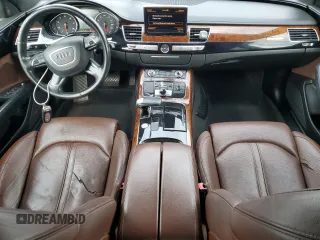 2013 Audi A8 3.0L with VIN WAURGAFD2DN019125, listed as a Copart auction lot 60959515 with 76,585 mi miles and Salvage title. Bid and sale history available at DreamBid. Image 8.