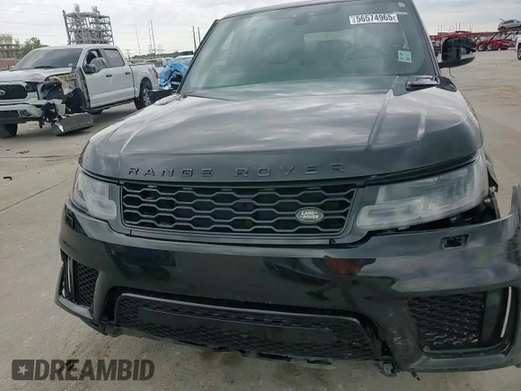 2019 Land Rover Range Rover Sport HSE Dynamic with VIN SALWV2SV3KA416954, listed as a Copart auction lot 56574965 with 71,482 mi miles and Salvage title. Bid and sale history available at DreamBid. Image 14.