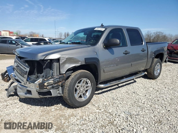 2013 Chevrolet Silverado 1500 LT with VIN 3GCPKSE73DG138532, listed as a Copart auction lot 49651805 with 166,030 mi miles and Salvage Title. Bid and sale history available at DreamBid. Image 1.