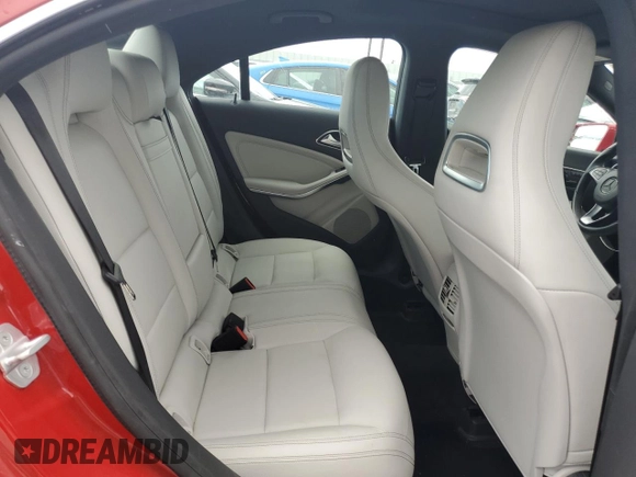 2016 Mercedes-Benz CLA with VIN WDDSJ4GB4GN374845, listed as a Copart auction lot 59809543 with 55,928 mi miles. Bid and sale history available at carsss.com. Image 10.