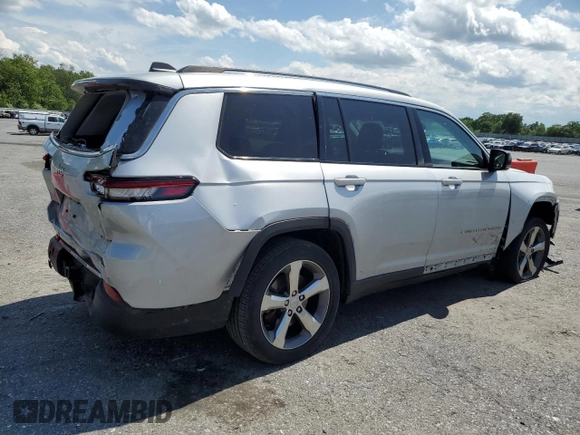 2021 Jeep Grand Cherokee Limited with VIN 1C4RJKBG3M8139556, listed as a Copart auction lot 61906875 with 48,215 mi miles and Salvage title. Bid and sale history available at DreamBid. Image 3.