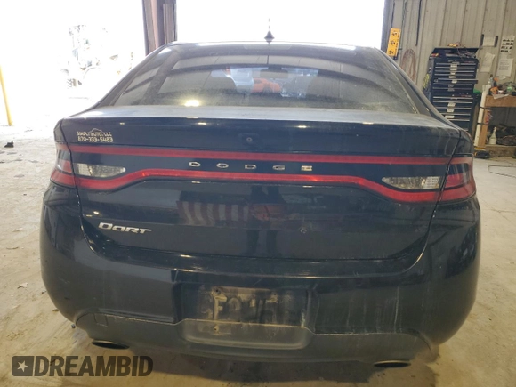 2015 Dodge Dart SXT z VIN 1C3CDFBB9FD422664, wystawiony jako Copart lot #48414225 z przebiegiem 169 223 mil mil oraz Szkoda całkowita • Salvage title. Historia ofert i sprzedaży dostępna na DreamBid. Obrazek 6.