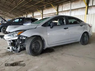 2020 Nissan Versa S with VIN 3N1CN8DVXLL905598, listed as a Copart auction lot 45409355 with 81,744 mi miles and Salvage Title. Bid and sale history available at DreamBid. Image 1.