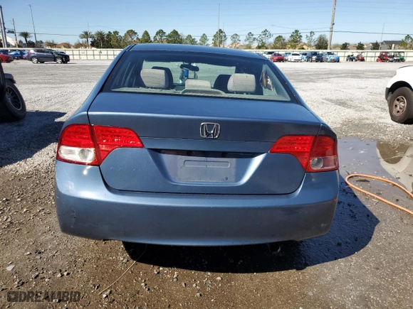 2008 Honda Civic Sdn EX with VIN 1HGFA16838L030387, listed as a Copart auction lot 45485885 with 183,304 mi miles and Salvage Title. Bid and sale history available at carsss.com. Image 6.