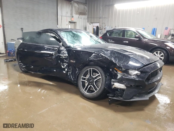 2019 Ford Mustang GT with VIN 1FA6P8CF9K5135607, listed as a Copart auction lot 41881515 with 31,538 mi miles and Salvage Title. Bid and sale history available at carsss.com. Image 4.