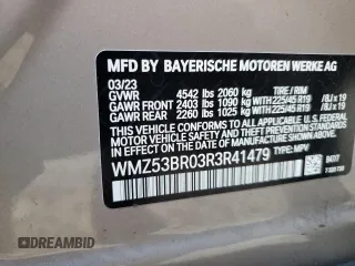 2024 MINI Countryman Cooper S with VIN WMZ53BR03R3R41479, listed as a Copart auction lot 85422814 with 8,453 mi miles and Salvage title. Bid and sale history available at DreamBid. Image 15.