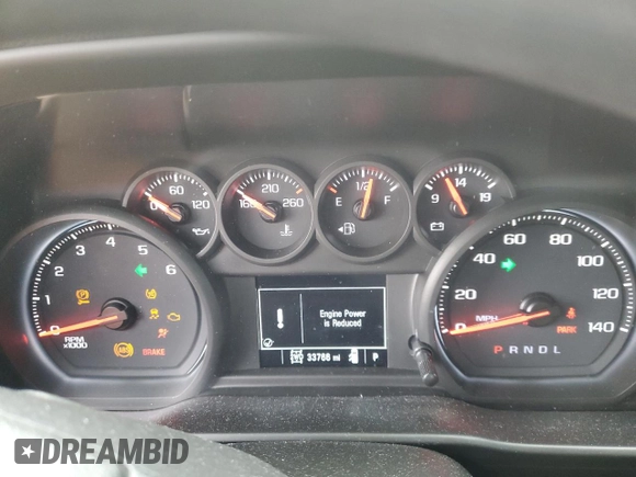2019 Chevrolet Silverado 1500 Custom with VIN 1GCRYBEH3KZ370058, listed as a Copart auction lot 47594675 with 33,766 mi miles and Clean Title. Bid and sale history available at DreamBid. Image 9.