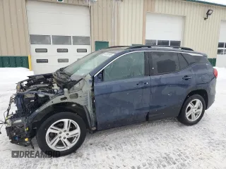 2018 GMC Terrain SLE with VIN 3GKALTEXXJL123185, listed as a Copart auction lot 45950595 with 120,635 mi miles and Salvage Title. Bid and sale history available at carsss.com. Image 1.