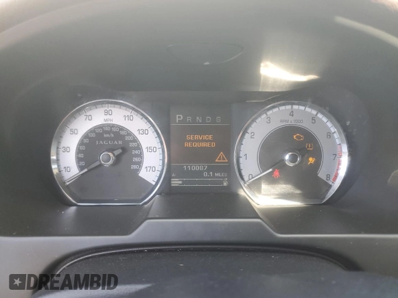 2011 Jaguar XF with VIN SAJWA0FB6BLR86959, listed as a Copart auction lot 52579385 with 110,087 mi miles and Salvage Title. Bid and sale history available at carsss.com. Image 9.