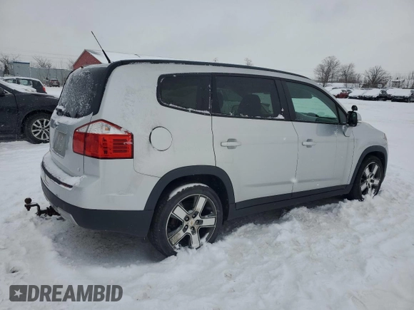 2014 Chevrolet Orlando z VIN KL77P2EK4EK507427, wystawiony jako Copart lot #87641825 z przebiegiem 138 625 mil mil oraz Tytuł czysty. Historia ofert i sprzedaży dostępna na DreamBid. Obrazek 3.